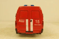 Газ-3221, Газель, пожарная, Агат 1:43