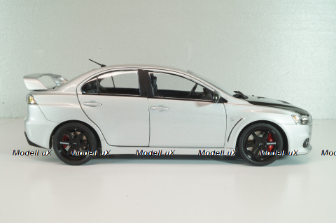 Mitsubishi Lancer Evo X 2008, silver, Viat 1:18
