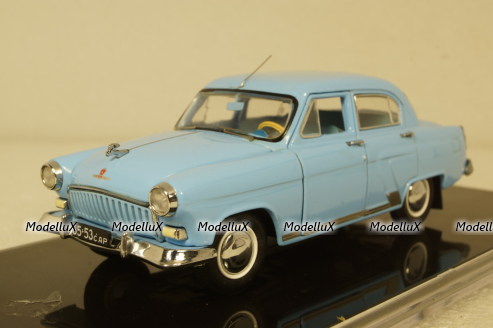 Газ М-21 Волга голубая, V43 (MTC) 1:43