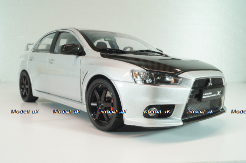 Mitsubishi Lancer Evo X 2008, silver, Viat 1:18