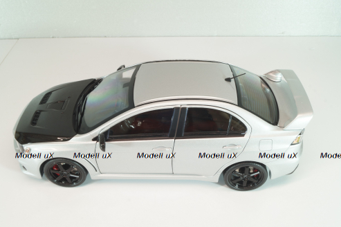 Mitsubishi Lancer Evo X 2008, silver, Viat 1:18