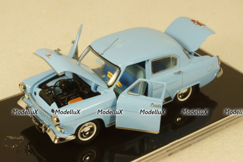 Газ М-21 Волга голубая, V43 (MTC) 1:43