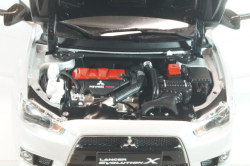Mitsubishi Lancer Evo X 2008, silver, Viat 1:18