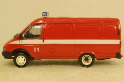 Газ-3221, Газель, пожарная 01,Агат 1:43
