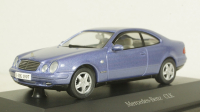 Mercedes CLK 230 (C208) 1997, blue, B66005739, Herpa 1:43