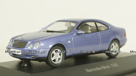 Mercedes CLK 230 (C208) 1997, blue, B66005739, Herpa 1:43