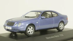 Mercedes CLK 230 (C208) 1997, blue, B66005739, Herpa 1:43
