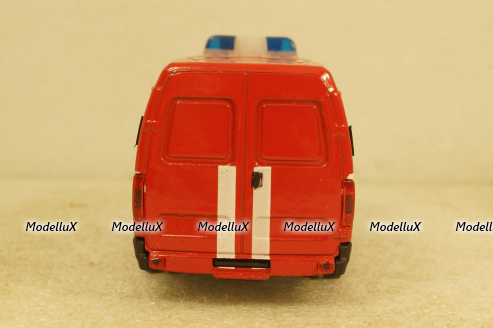 Газ-3221, Газель, пожарная 01,Агат 1:43