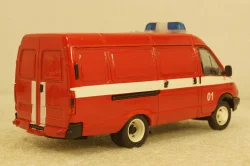 Газ-3221, Газель, пожарная 01,Агат 1:43