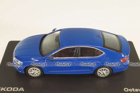 Skoda Octavia IV 2020, blue, AB-036MQ, Abrex 1:43