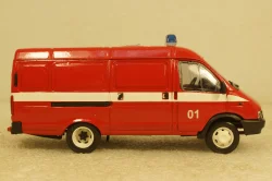 Газ-3221, Газель, пожарная 01,Агат 1:43