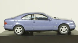 Mercedes CLK 230 (C208) 1997, blue, B66005739, Herpa 1:43