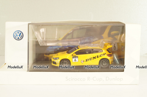 Volkswagen Scirocco R-Cup Dunlop #6 2012, yellow, 1K8099300LAAX,  Spark 1:43