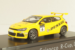 Volkswagen Scirocco R-Cup Dunlop #6 2012, yellow, 1K8099300LAAX,  Spark 1:43