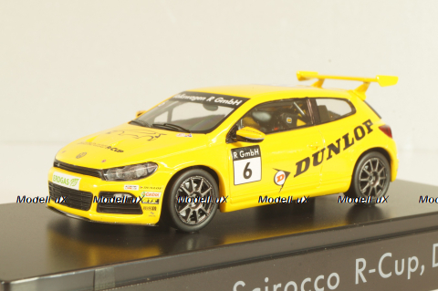 Volkswagen Scirocco R-Cup Dunlop #6 2012, yellow, 1K8099300LAAX,  Spark 1:43