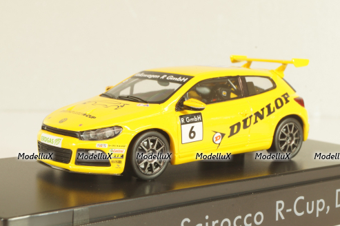 Volkswagen Scirocco R-Cup Dunlop #6 2012, yellow, 1K8099300LAAX,  Spark 1:43