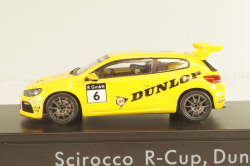 Volkswagen Scirocco R-Cup Dunlop #6 2012, yellow, 1K8099300LAAX,  Spark 1:43