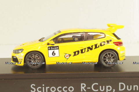 Volkswagen Scirocco R-Cup Dunlop #6 2012, yellow, 1K8099300LAAX,  Spark 1:43