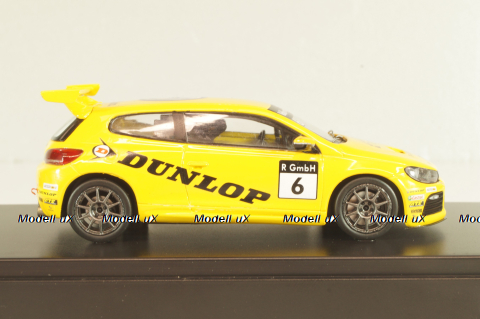 Volkswagen Scirocco R-Cup Dunlop #6 2012, yellow, 1K8099300LAAX,  Spark 1:43