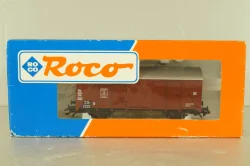 Вагон грузовой, крытый, 2-х осный DB, коричневый, HO, 46042, Roco 1:87