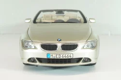 BMW 645 Cabrio (E64) 2003, gold, 80430153437, Kyosho 1:18