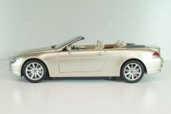 BMW 645 Cabrio (E64) 2003, gold, 80430153437, Kyosho 1:18