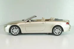 BMW 645 Cabrio (E64) 2003, gold, 80430153437, Kyosho 1:18