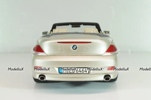 BMW 645 Cabrio (E64) 2003, gold, 80430153437, Kyosho 1:18