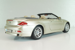 BMW 645 Cabrio (E64) 2003, gold, 80430153437, Kyosho 1:18