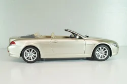 BMW 645 Cabrio (E64) 2003, gold, 80430153437, Kyosho 1:18
