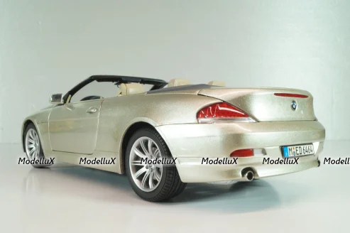BMW 645 Cabrio (E64) 2003, gold, 80430153437, Kyosho 1:18