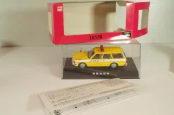 Toyota Mark II Wagon LG Police 1988, yellow, YX76V, Dism 1:43