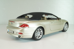 BMW 645 Cabrio (E64) 2003, gold, 80430153437, Kyosho 1:18