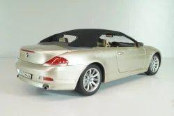 BMW 645 Cabrio (E64) 2003, gold, 80430153437, Kyosho 1:18