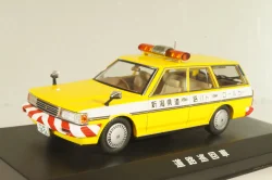 Toyota Mark II Wagon LG Police 1988, yellow, YX76V, Dism 1:43