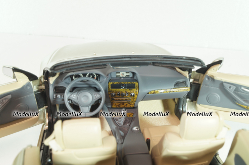 BMW 645 Cabrio (E64) 2003, gold, 80430153437, Kyosho 1:18