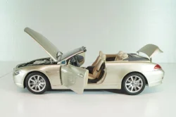 BMW 645 Cabrio (E64) 2003, gold, 80430153437, Kyosho 1:18