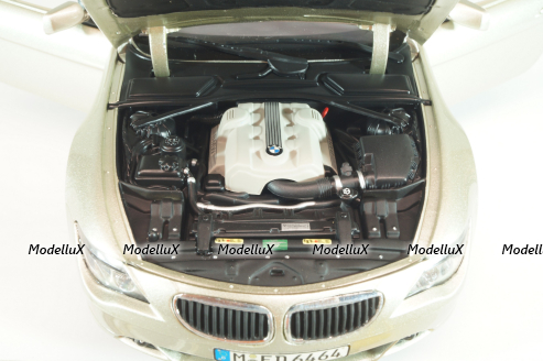 BMW 645 Cabrio (E64) 2003, gold, 80430153437, Kyosho 1:18