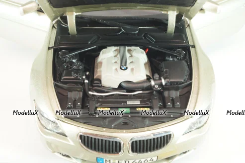 BMW 645 Cabrio (E64) 2003, gold, 80430153437, Kyosho 1:18