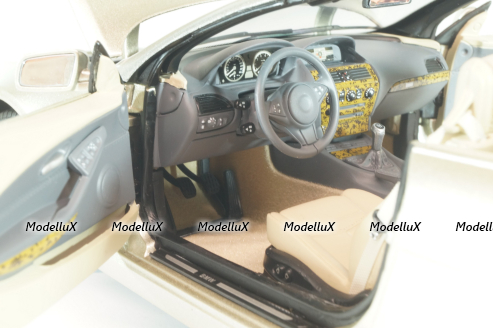 BMW 645 Cabrio (E64) 2003, gold, 80430153437, Kyosho 1:18