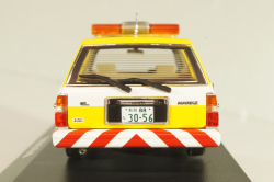 Toyota Mark II Wagon LG Police 1988, yellow, YX76V, Dism 1:43