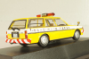 Toyota Mark II Wagon LG Police 1988, yellow, YX76V, Dism 1:43