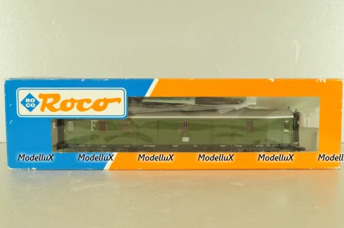 Вагон багажный, 4-х осный DB, зеленый, HO, 44439, Roco 1:87