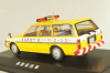 Toyota Mark II Wagon LG Police 1988, yellow, YX76V, Dism 1:43