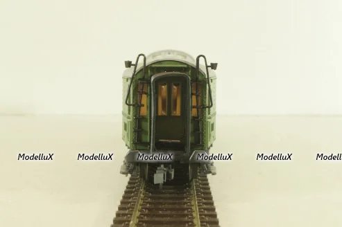 Вагон багажный, 4-х осный DB, зеленый, HO, 44439, Roco 1:87