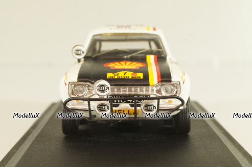 Ford Escort 1600 RS #7, winner  East African Safari Rally 1972, white, 515, Trofeu 1:43