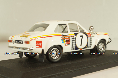 Ford Escort 1600 RS #7, winner  East African Safari Rally 1972, white, 515, Trofeu 1:43