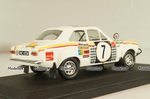 Ford Escort 1600 RS #7, winner  East African Safari Rally 1972, white, 515, Trofeu 1:43