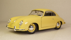 Porsche 356A yellow, S1802805, Solido 1:18