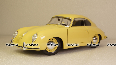 Porsche 356A yellow, S1802805, Solido 1:18